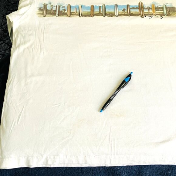 No Bad Days Vintage T Shirt Surf City Beach Board Graphic Cotton XL Mens 90s Y2K - Picture 10 of 12